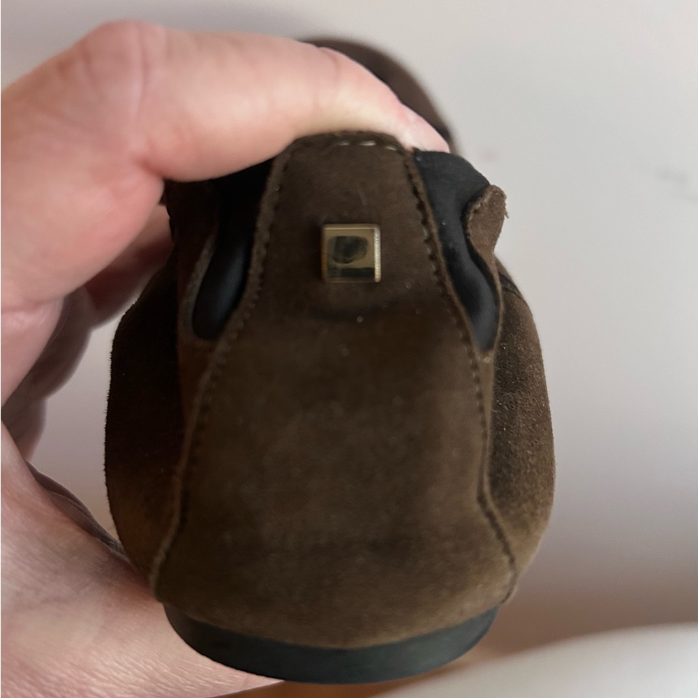 AERIN by AERIN Lauder Brown Suede Ballet Flats - Picture 4 of 5